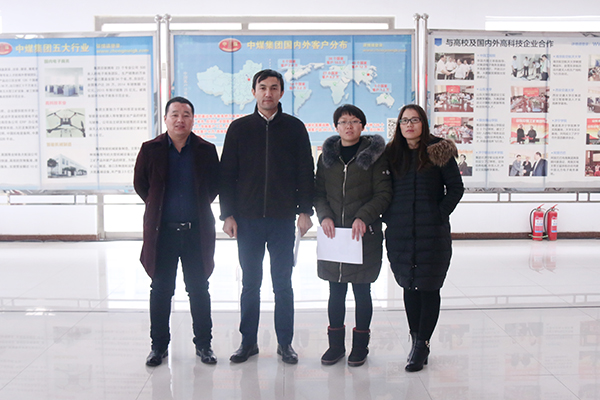 Kyrgyzstan Merchants Visited China Coal Group for YT27 Air Leg Rock Drill